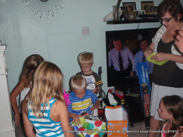 carson baucum 5th birthday 81813