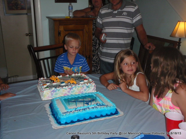 carson baucum 5th birthday 81813