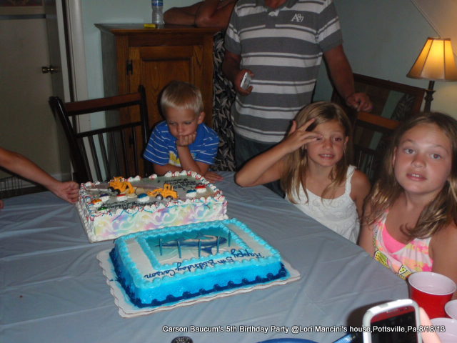 carson baucum 5th birthday 81813