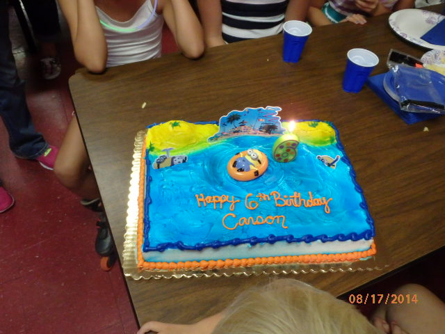 carson baucum 6th birthday party