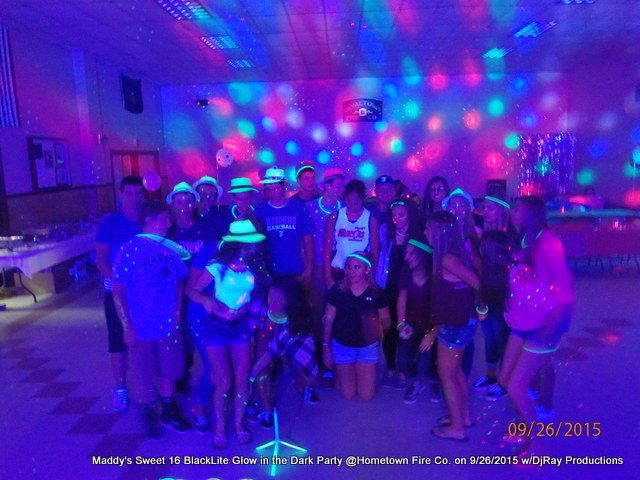 black light party